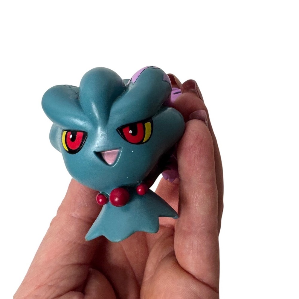 Pokemon Misdreavus Figure 2007 Jakks Pacific Nintendo Ghost Type Toy Teal Purple